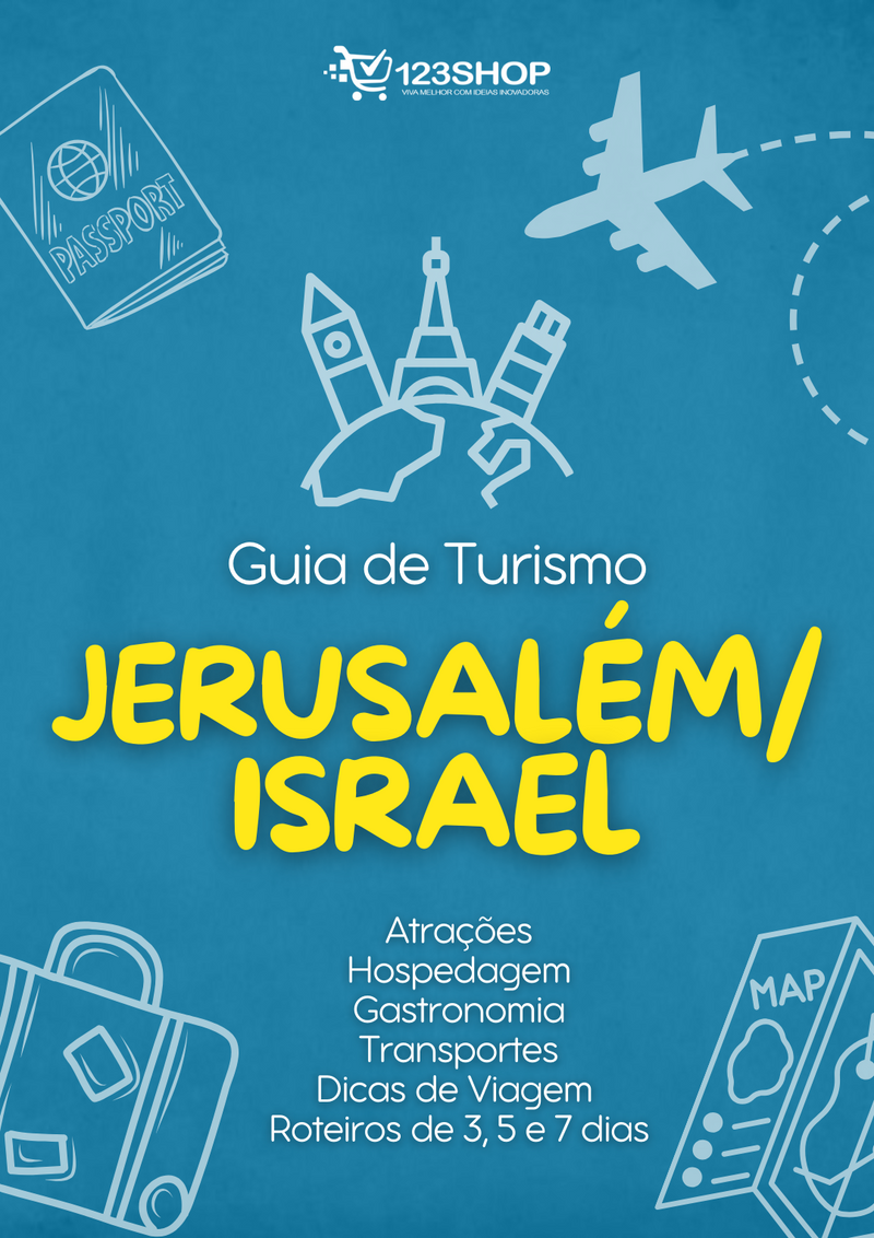 Guia de Turismo de Jerusalém/Israel | loja123shop