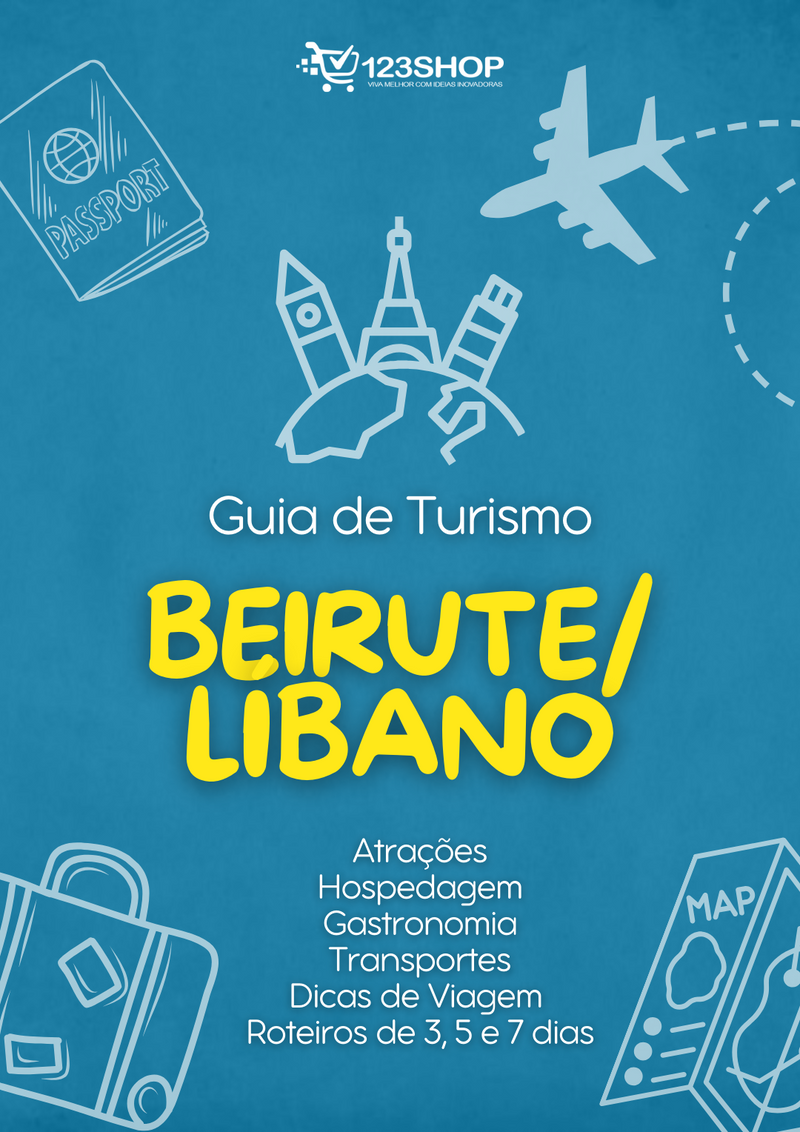 Guia de Turismo de Beirute/Líbano | loja123shop