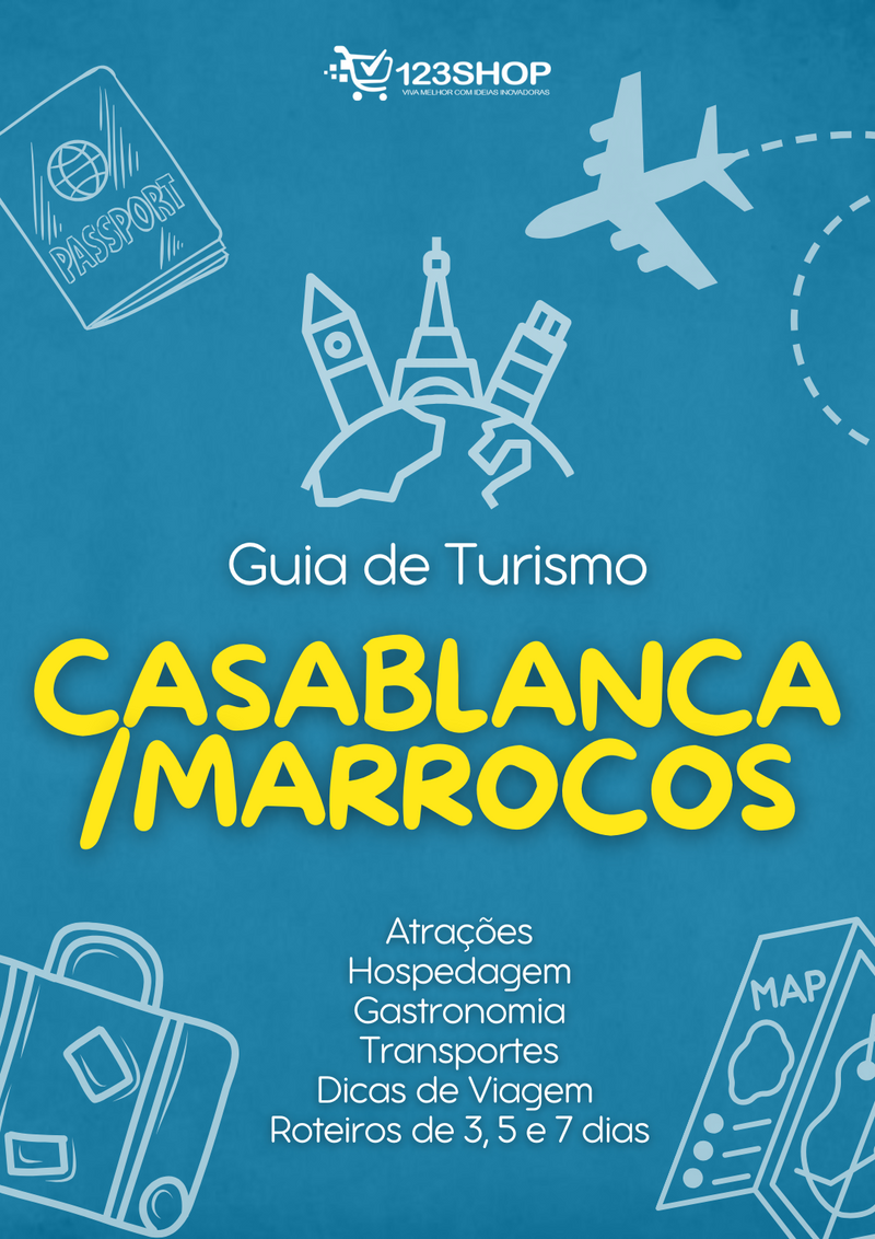 Guia de Turismo de Casablanca/Marrocos | loja123shop