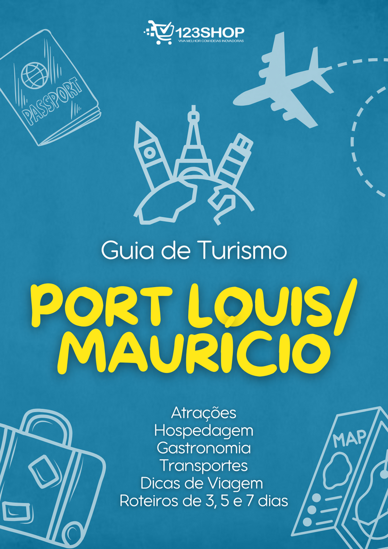 Guia de Turismo de Port Louis/Maurício | loja123shop