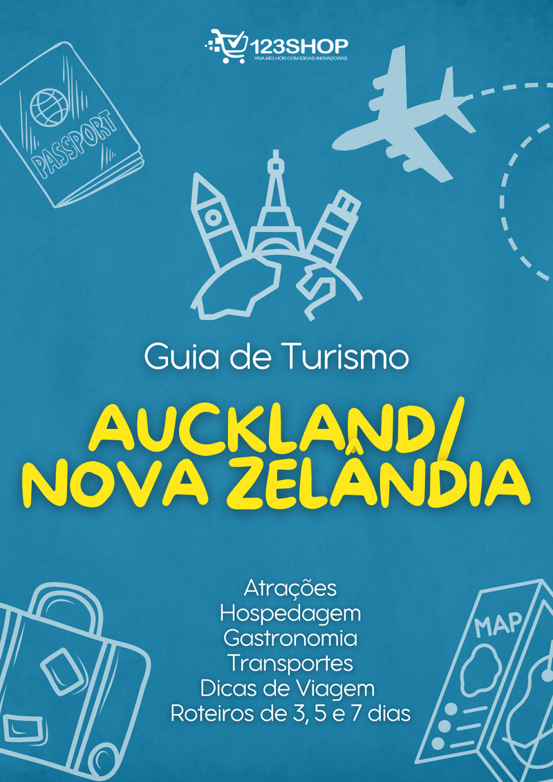 Guia de Turismo de Auckland/Nova Zelândia | loja123shop