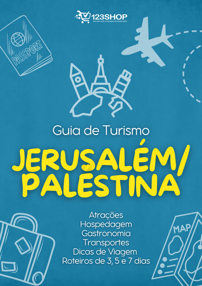 Guia de Turismo de Jerusalém/Paléstina | loja123shop