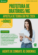 Apostila Teórica de Conhecimentos Específicos para Concurso de Agente de Combate às Endemias da Prefeitura de Oratórios/MG 2024 | loja123shop