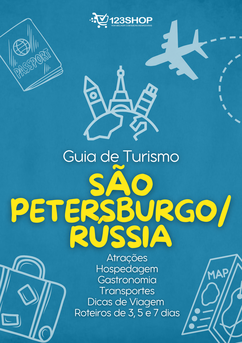 Guia de Turismo de São Petersburgo/Rússia | loja123shop