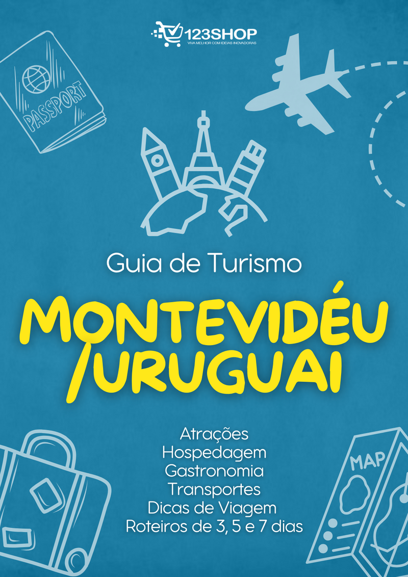 Guia de Turismo de Montevidéu/Uruguai | loja123shop