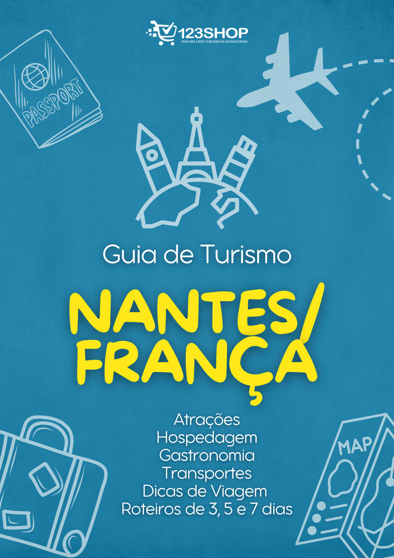 Guia de Turismo de Nantes/França | loja123shop