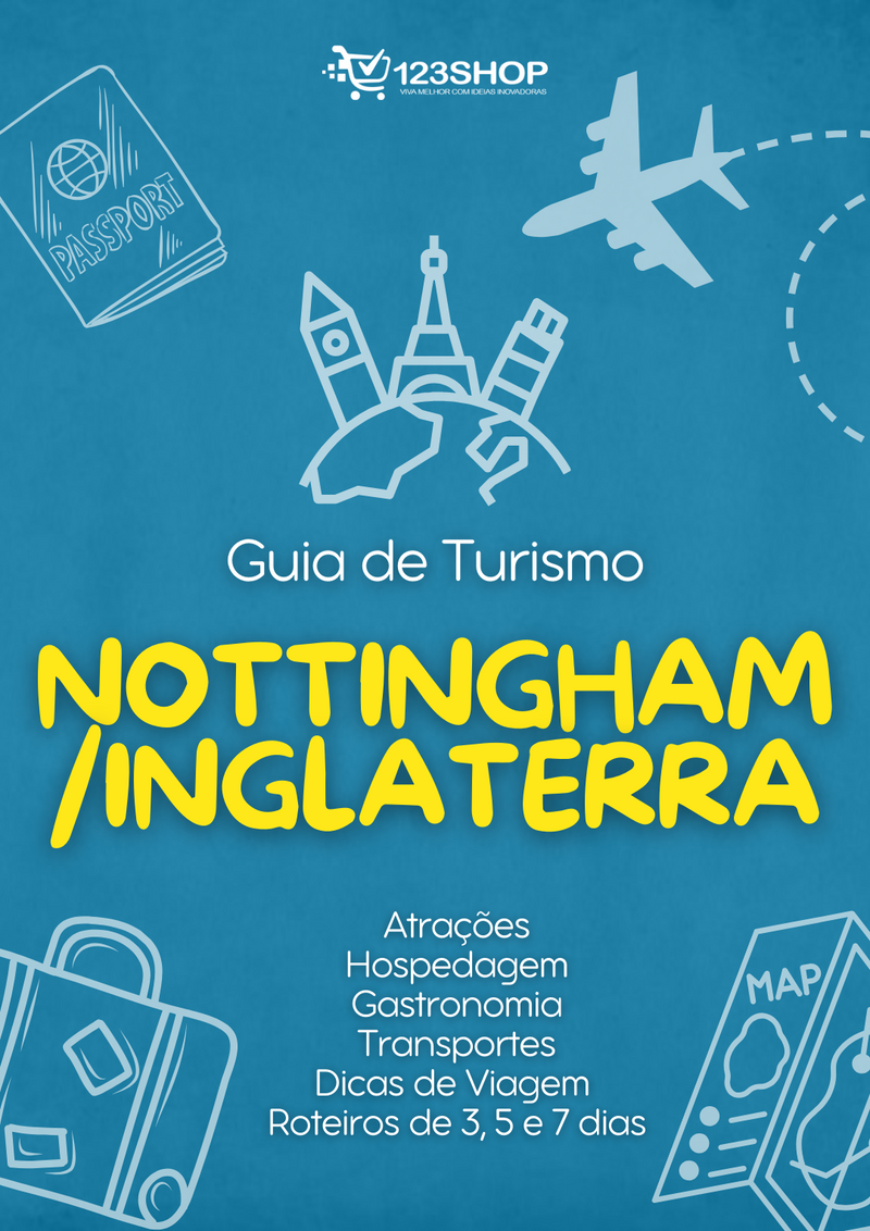 Guia de Turismo de Nottingham/Inglaterra | loja123shop