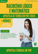 Apostila de Raciocínio Lógico e Matemático para Concursos 2024 - Teórica | loja123shop