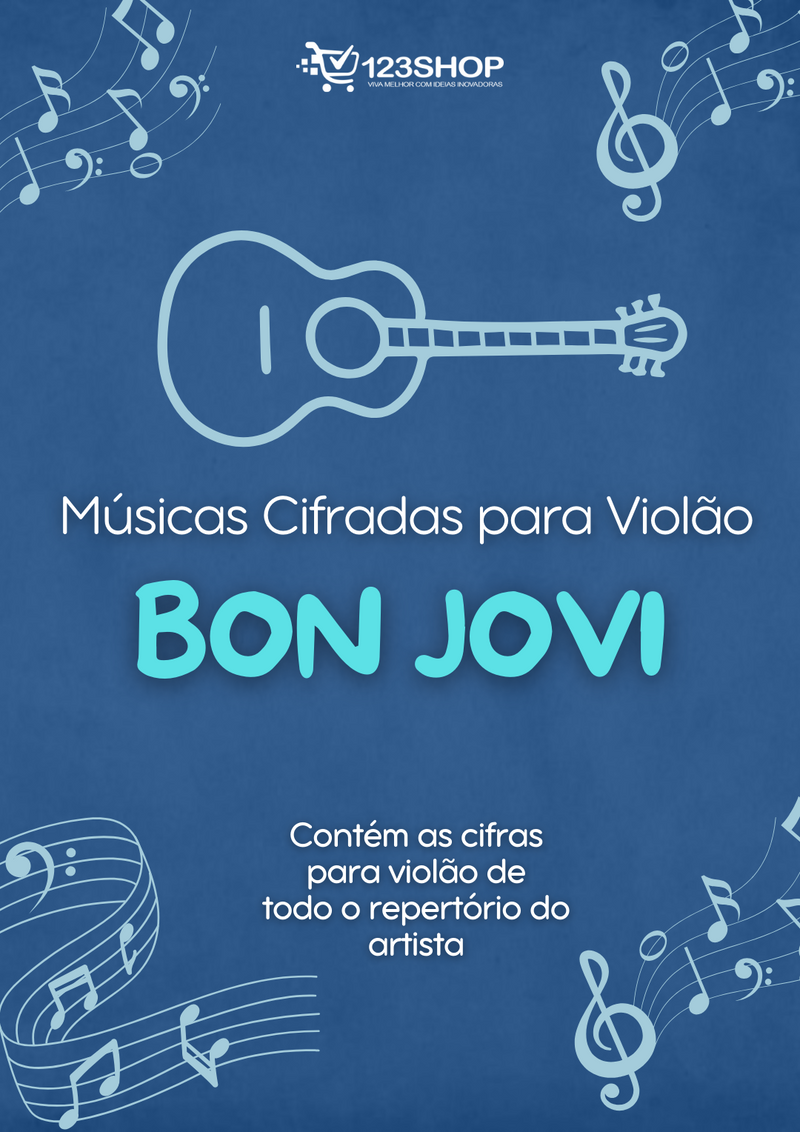 Ebook de Cifras para Violão de Bon Jovi | loja123shop