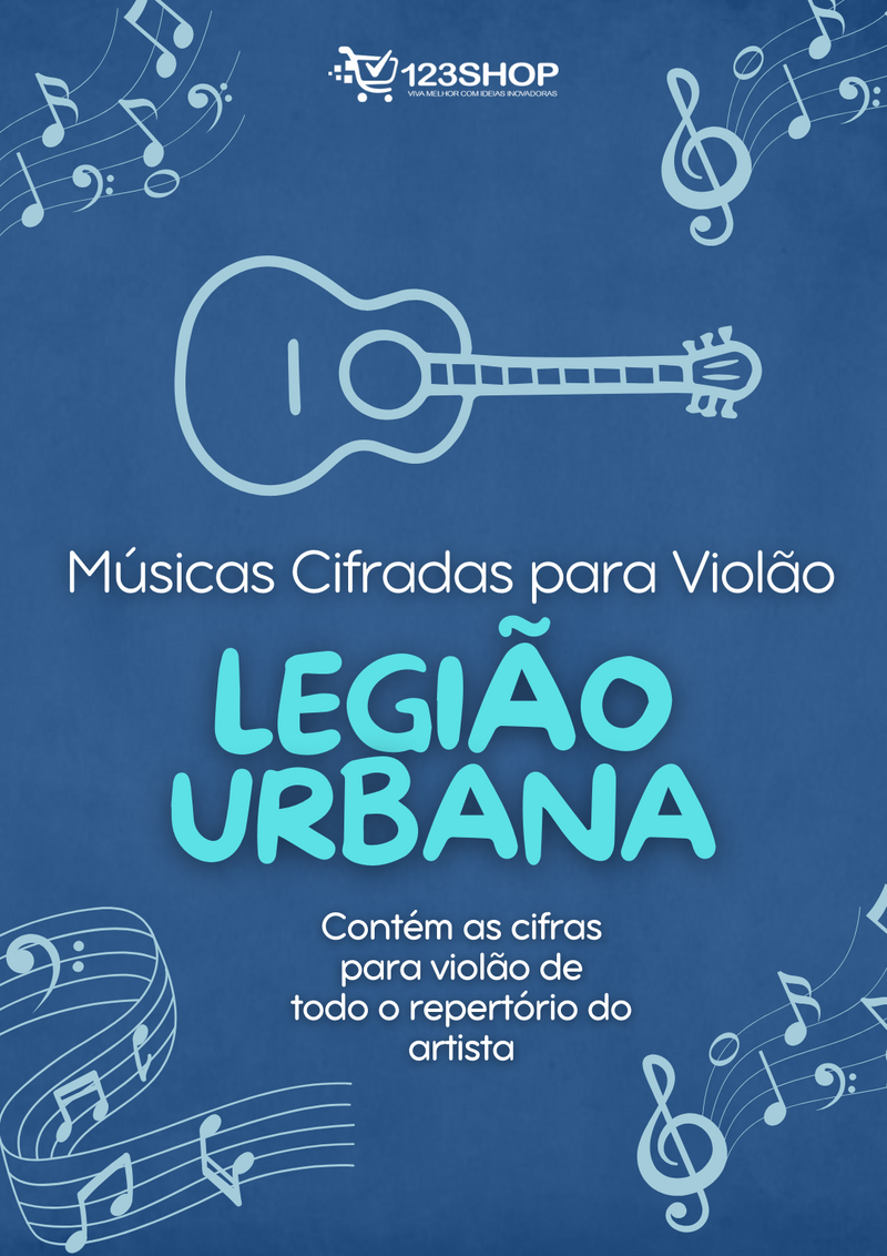 Ebook de Cifras para Violão de Legião Urbana | loja123shop