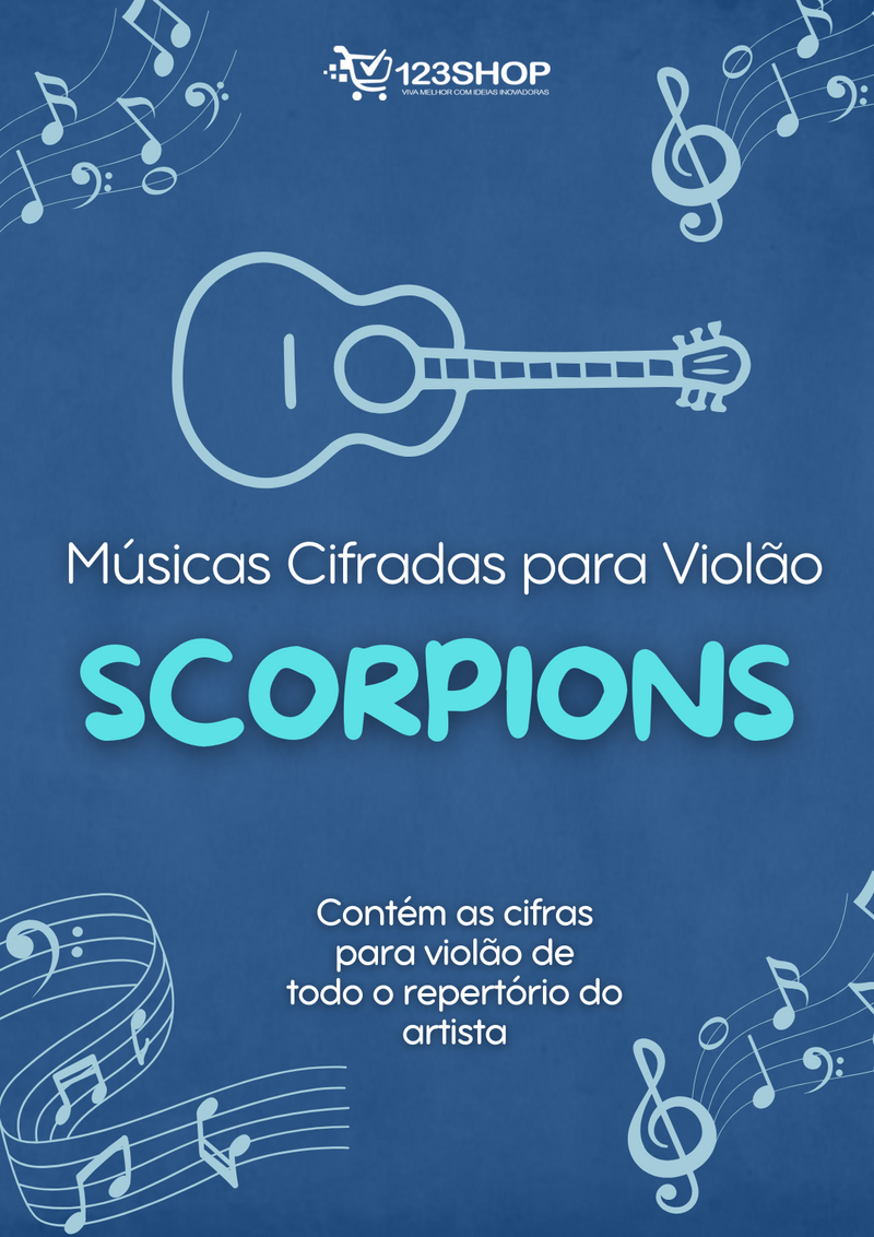 Ebook de Cifras para Violão de Scorpions | loja123shop