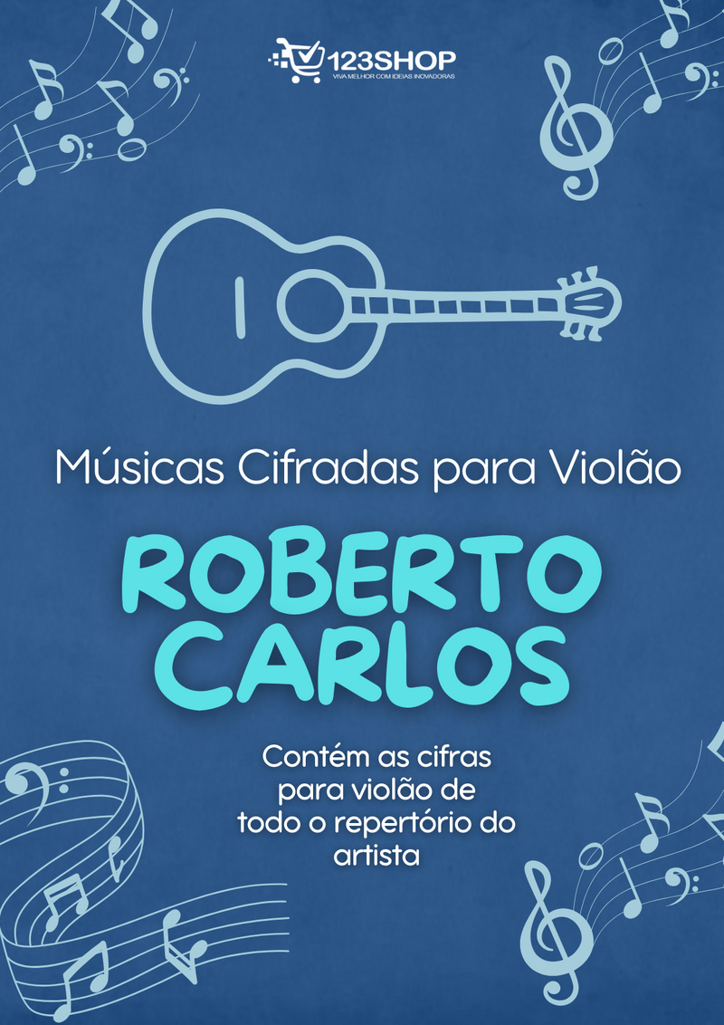 Ebook de Cifras para Violão de Roberto Carlos | loja123shop