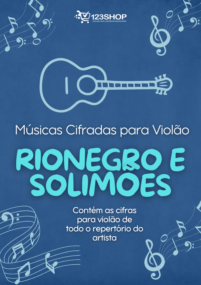 Ebook de Cifras para Violão de Rionegro E Solimões | loja123shop