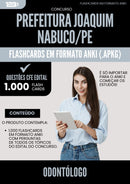 Flashcards para Concurso Odontologo da Prefeitura Joaquim Nabuco Pe 2024 - 1.000 Flashcards de Acordo com Edital