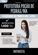 Flashcards para Concurso Motorista Prefeitura da Prefeitura Pocao De Pedras Ma 2024 - 1.000 Flashcards de Acordo com Edital