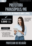 Flashcards para Concurso Professor De Religiao da Prefeitura Paraisopolis Mg 2024 - 1.000 Flashcards de Acordo com Edital