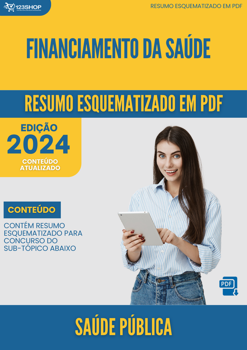 Resumo Esquematizado de Saúde Pública Sobre Financiamento Da Saúde para Concursos | loja123shop