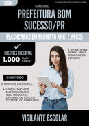 Flashcards para Concurso Vigilante Escolar da Prefeitura Bom Sucesso Pr 2024 - 1.000 Flashcards de Acordo com Edital