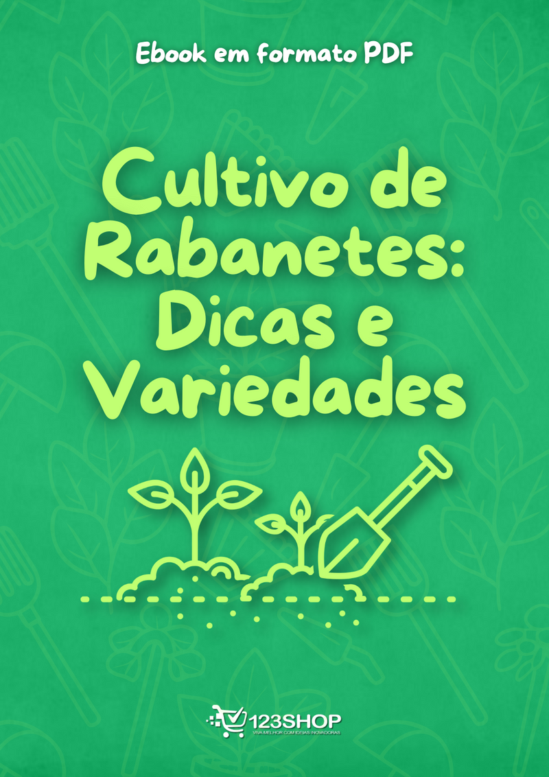 Ebook Cultivo De Rabanetes: Dicas E Variedades | loja123shop