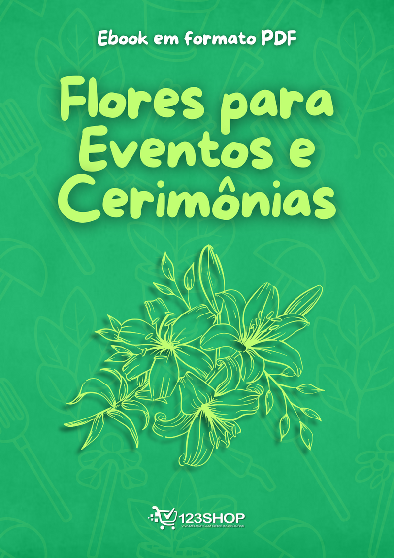 Ebook Flores Para Eventos E Cerimônias | loja123shop