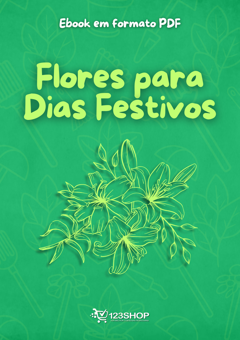 Ebook Flores Para Dias Festivos | loja123shop