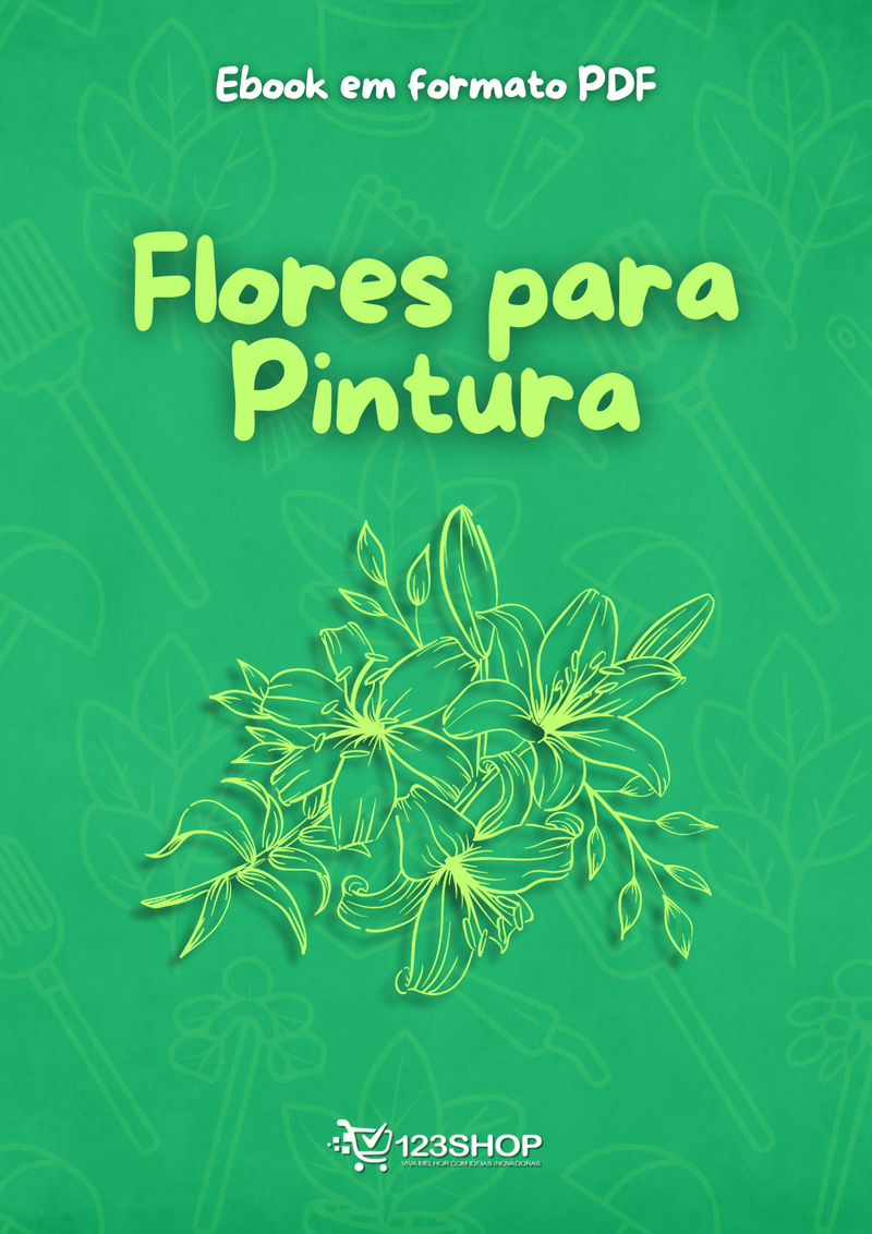 Ebook Flores Para Pintura | loja123shop