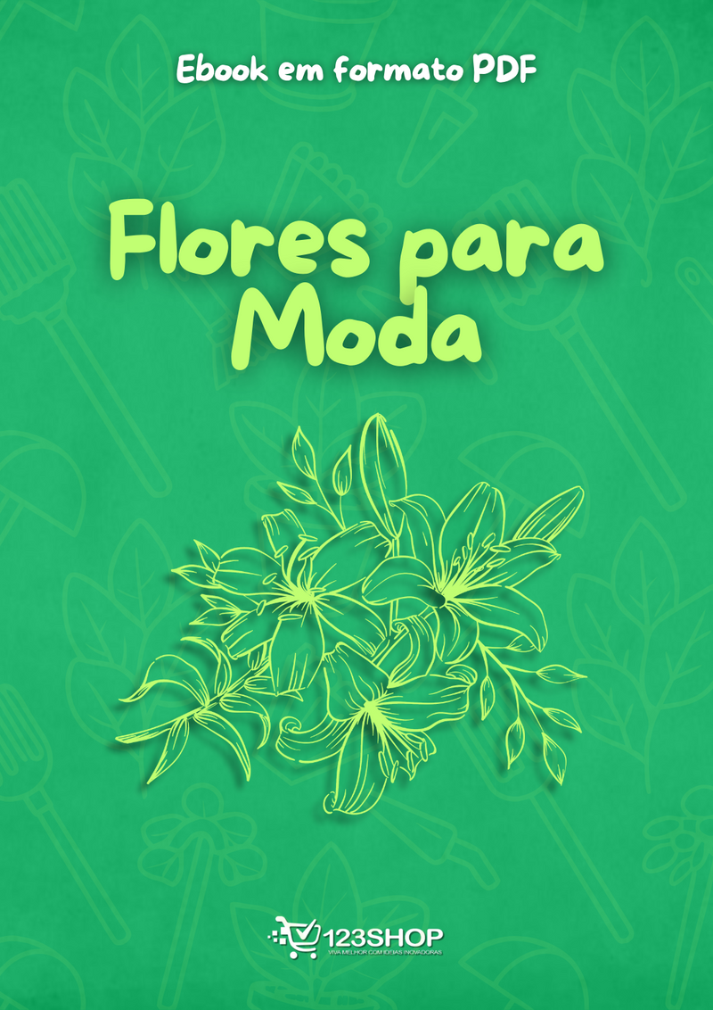 Ebook Flores Para Moda | loja123shop