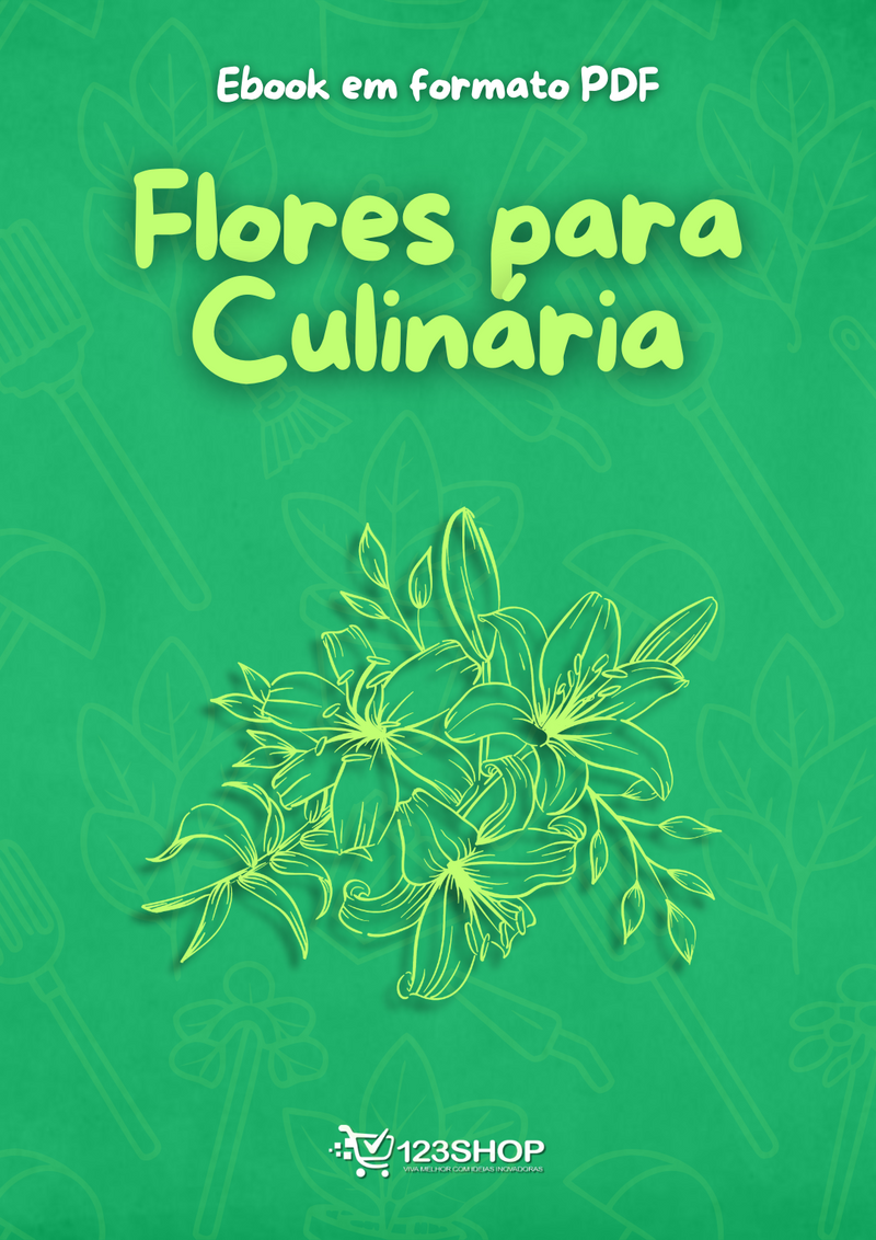 Ebook Flores Para Culinária | loja123shop