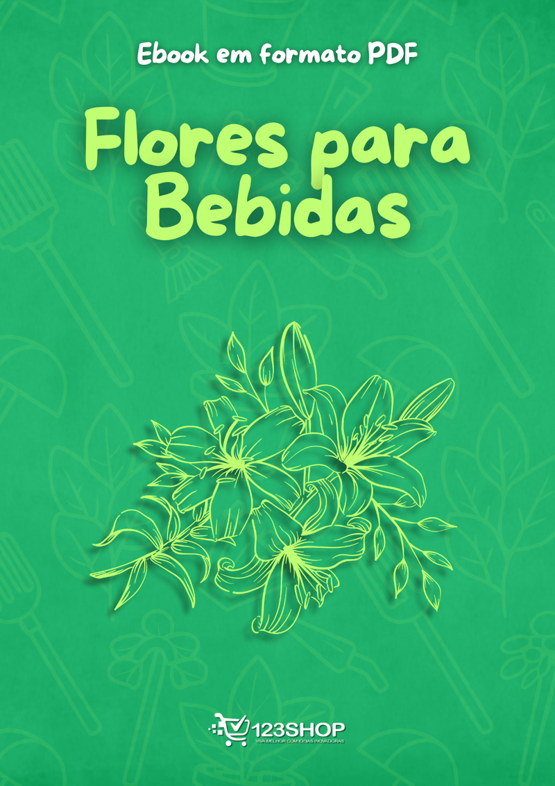 Ebook Flores Para Bebidas | loja123shop