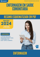 Resumo Esquematizado de Enfermagem Sobre Enfermagem Em Saúde Comunitária para Concursos | loja123shop