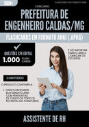 Flashcards para Concurso Assistente De Rh Engenheiro da Prefeitura Caldas Mg 2025 - 1.000 Flashcards de Acordo com Edital