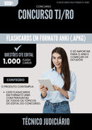 Flashcards para Concurso Tecnico Judiciario Tj Ro 2024 - 1.000 Flashcards de Acordo com Edital