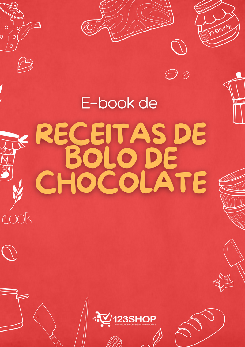 Ebook de Receitas De Bolo De Chocolate | loja123shop