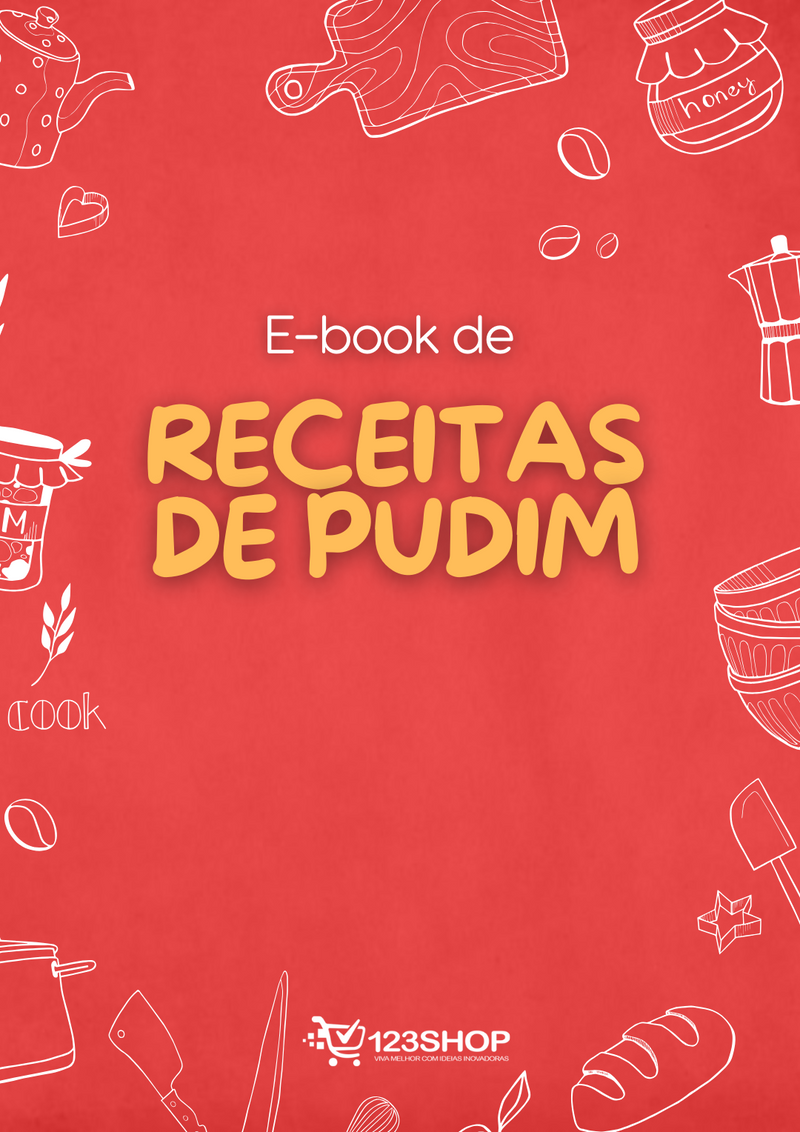 Ebook de Receitas De Pudim | loja123shop