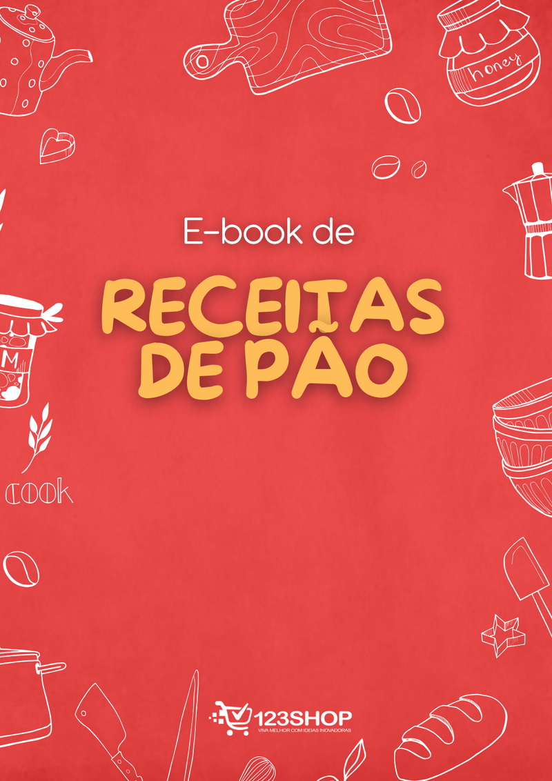 Ebook de Receitas De Pão | loja123shop