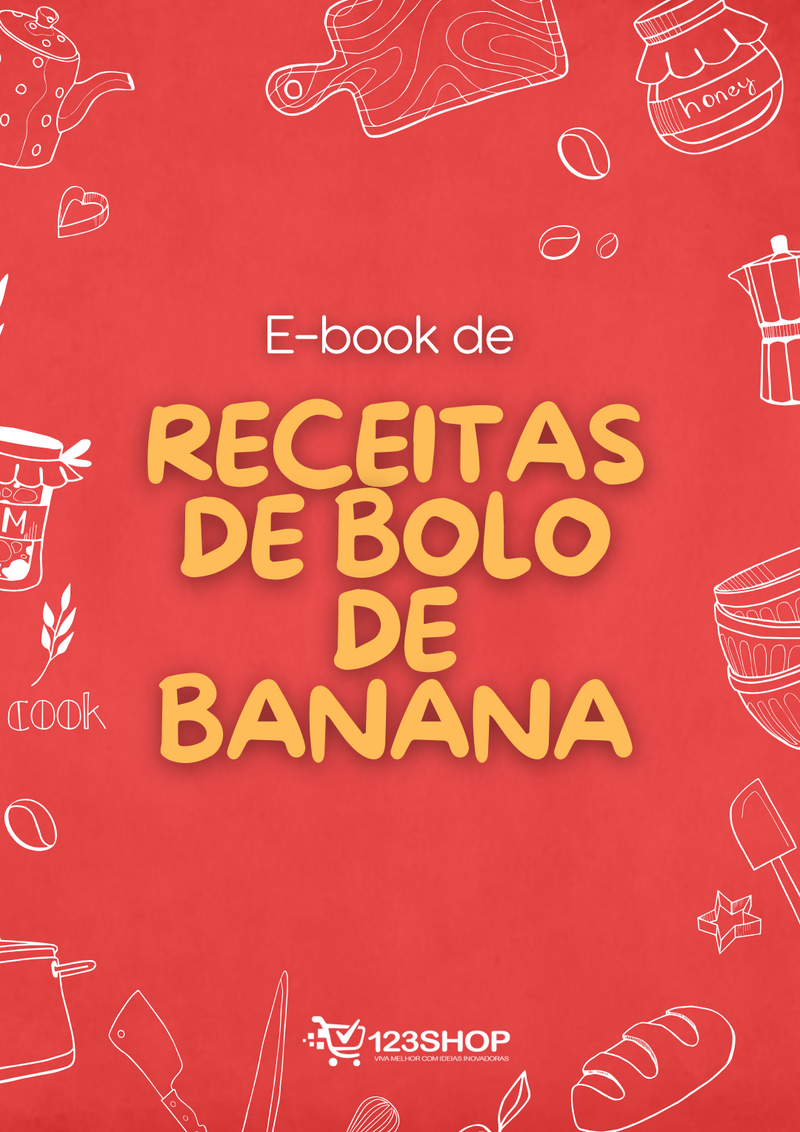 Ebook de Receitas De Bolo De Banana | loja123shop