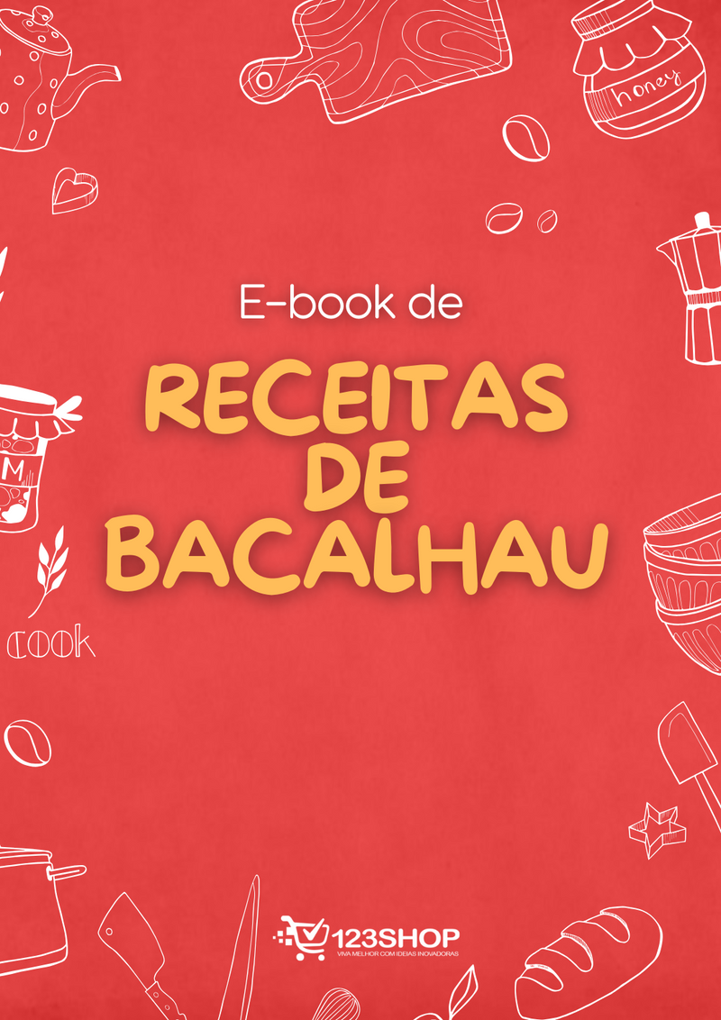 Ebook de Receitas De Bacalhau | loja123shop