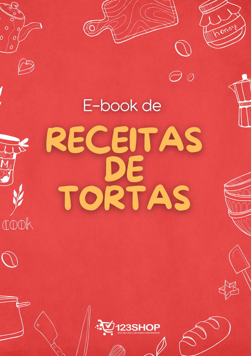 Ebook de Receitas De Tortas | loja123shop