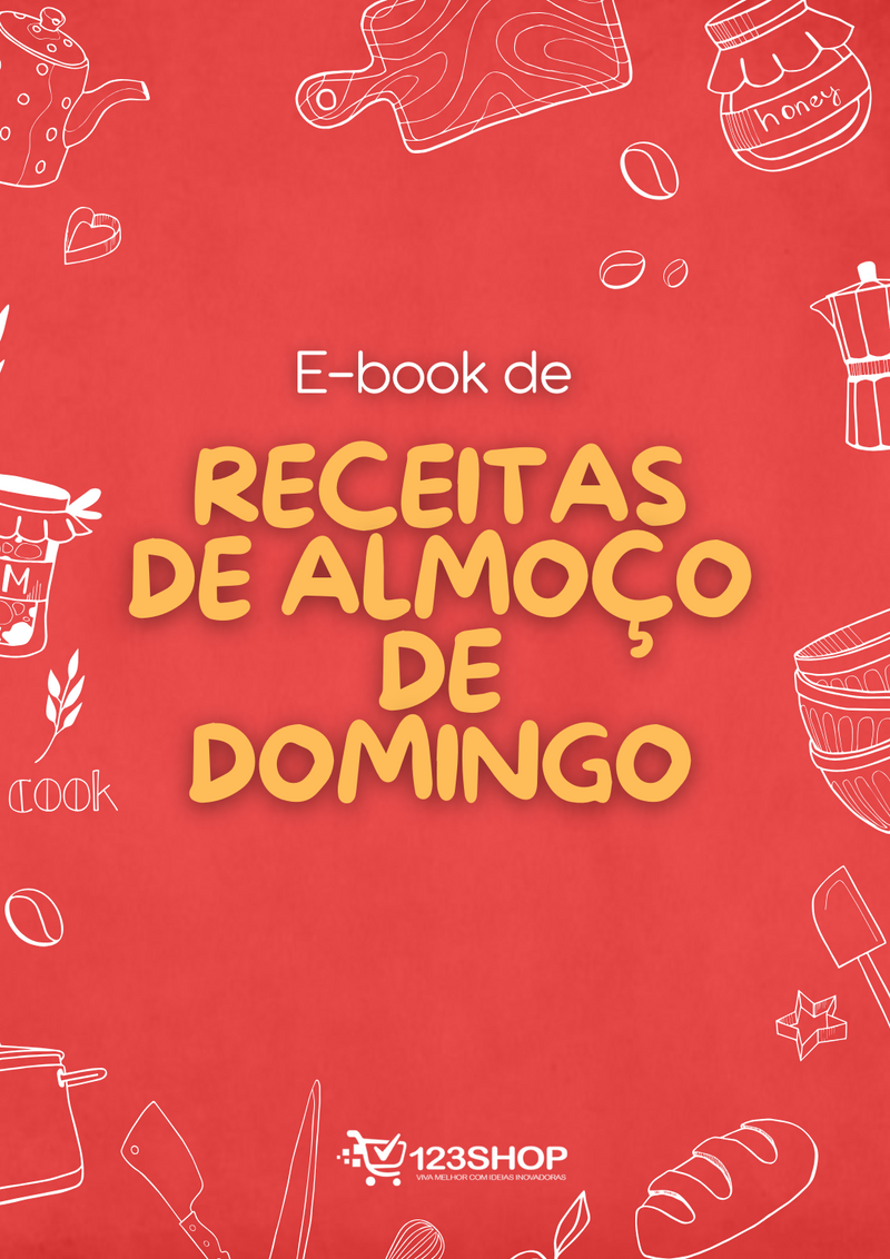 Ebook de Receitas De Almoço De Domingo | loja123shop