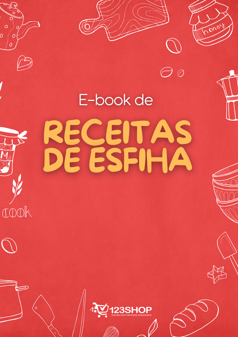 Ebook de Receitas De Esfiha | loja123shop