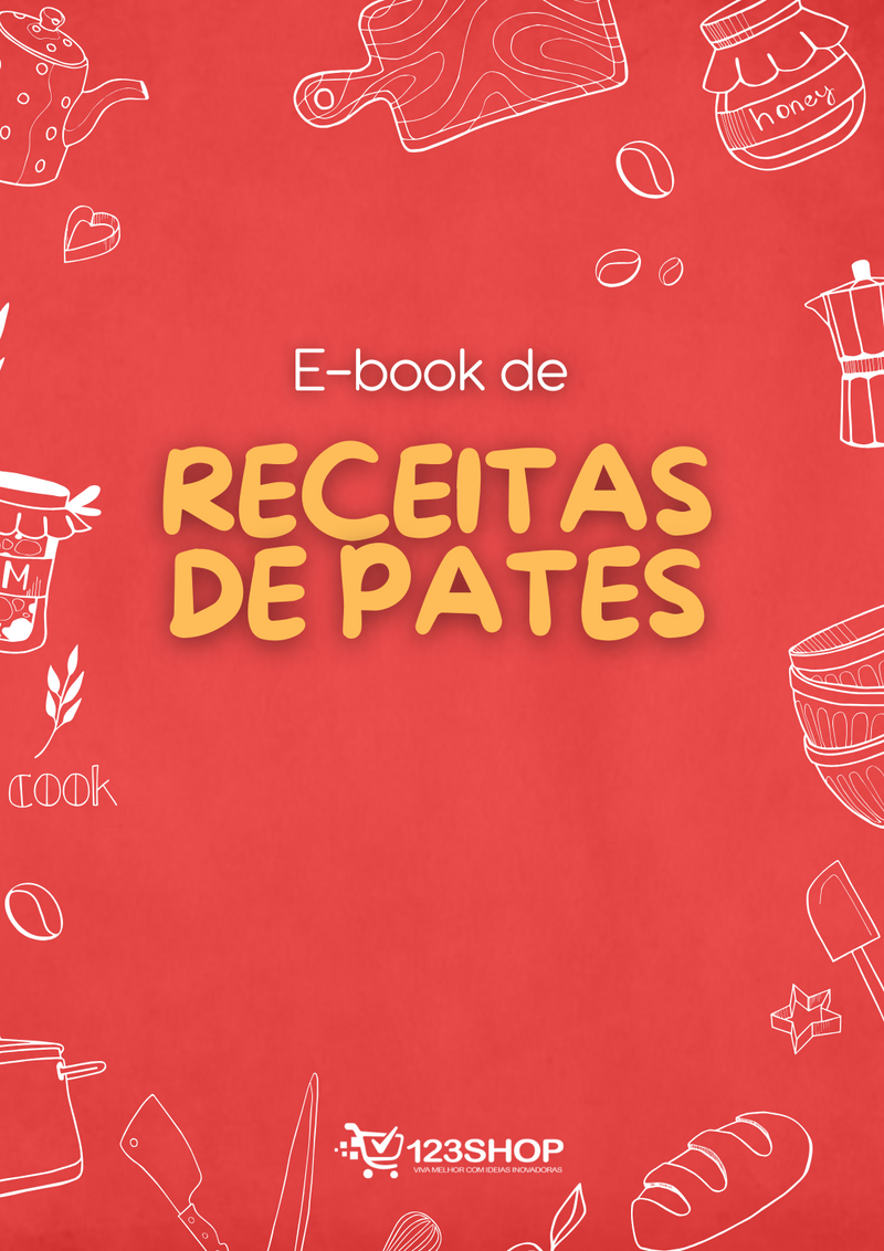 Ebook de Receitas De Pates | loja123shop