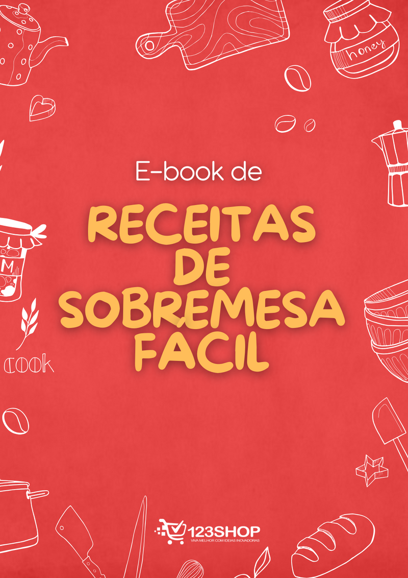 Ebook de Receitas De Sobremesa Fácil | loja123shop