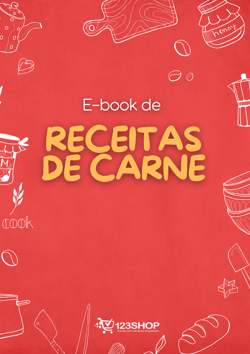 Ebook de Receitas De Carne | loja123shop