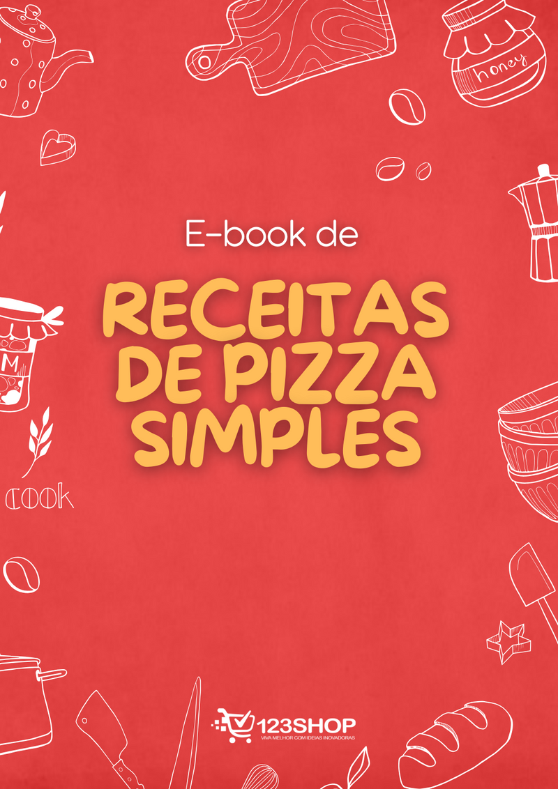 Ebook de Receitas De Pizza Simples | loja123shop