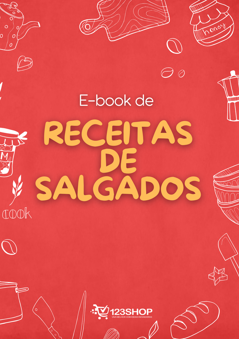 Ebook de Receitas De Salgados | loja123shop