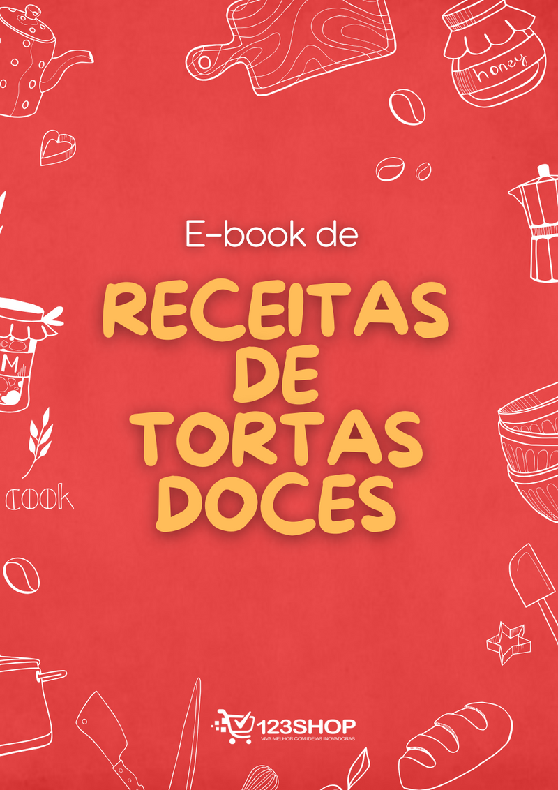 Ebook de Receitas De Tortas Doces | loja123shop