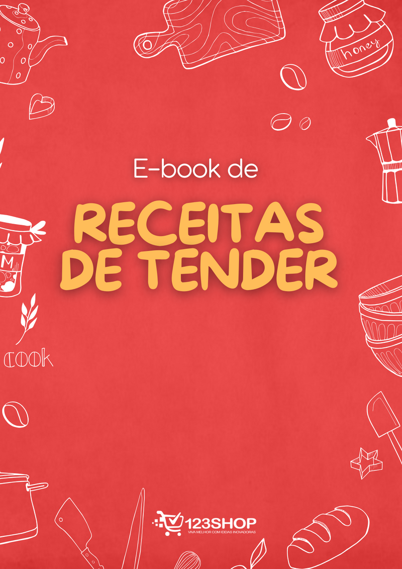 Ebook de Receitas De Tender | loja123shop