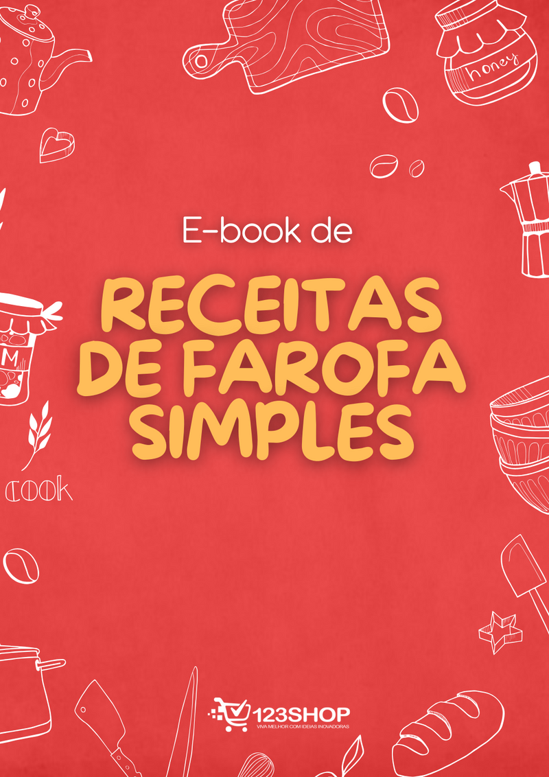 Ebook de Receitas De Farofa Simples | loja123shop