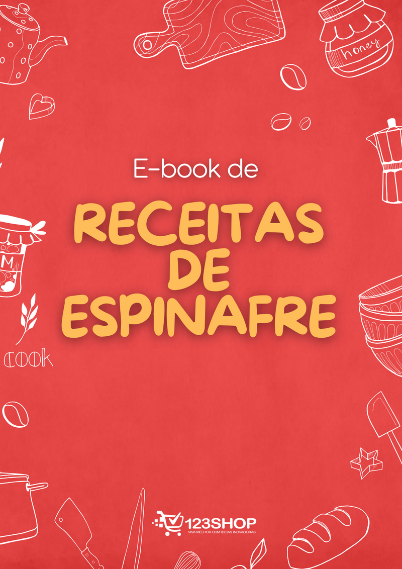 Ebook de Receitas De Espinafre | loja123shop