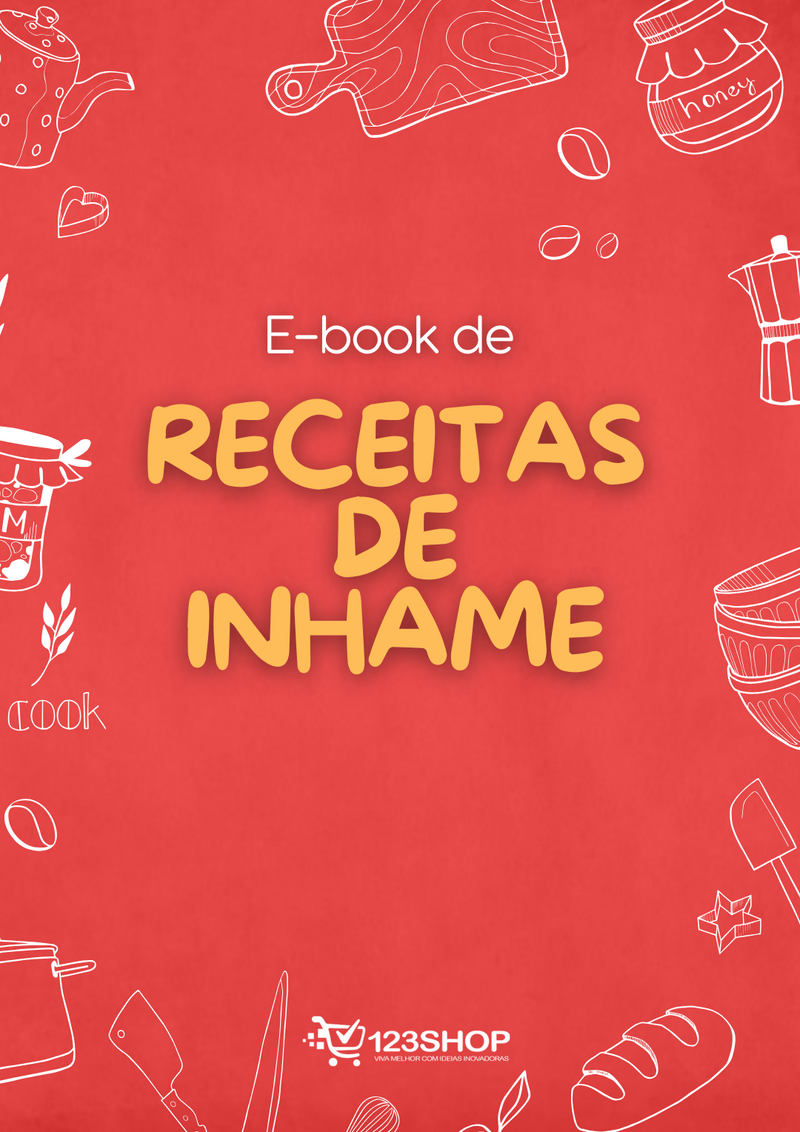 Ebook de Receitas De Inhame | loja123shop